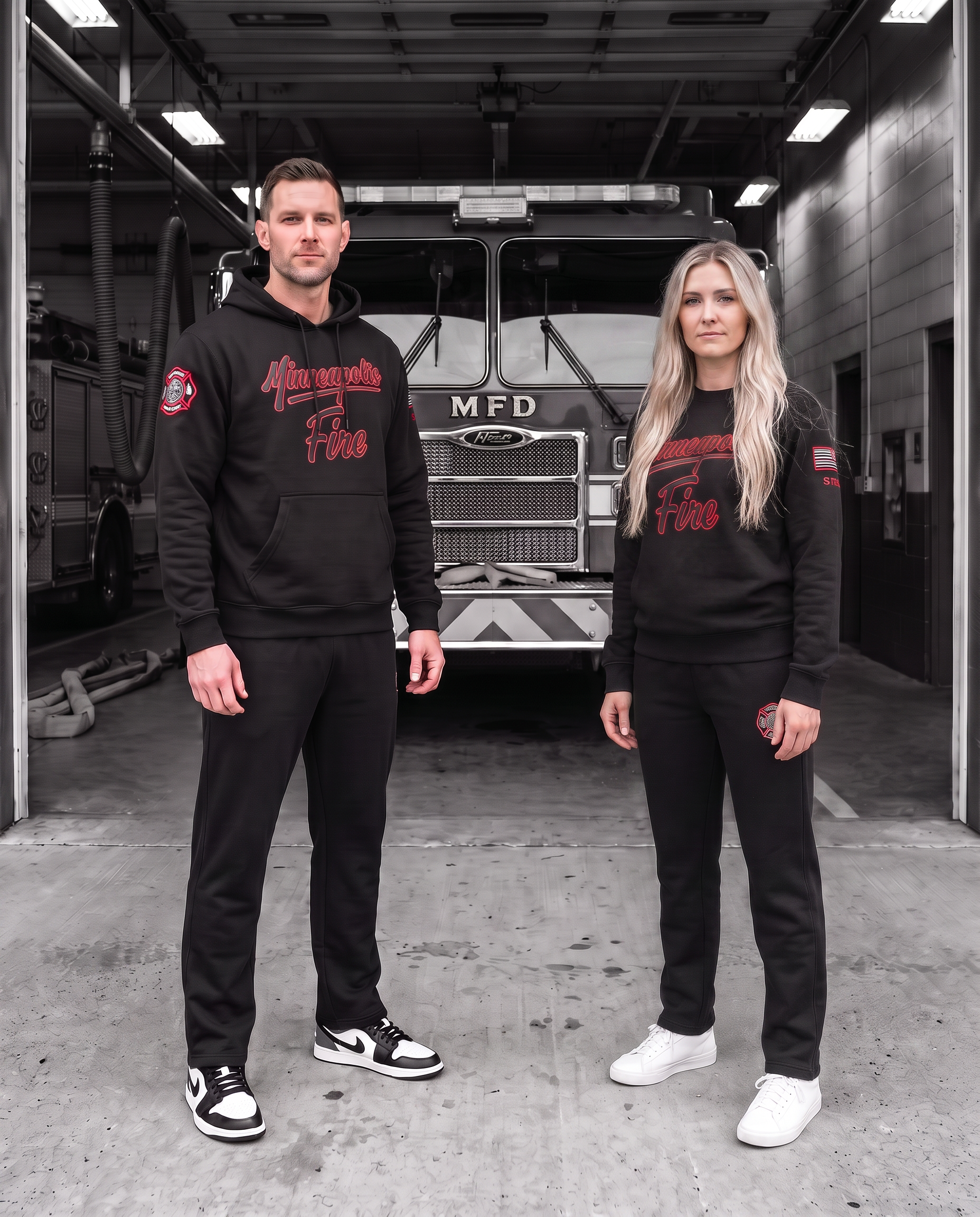 Custom Fire Dept. OffDuty Hoodie