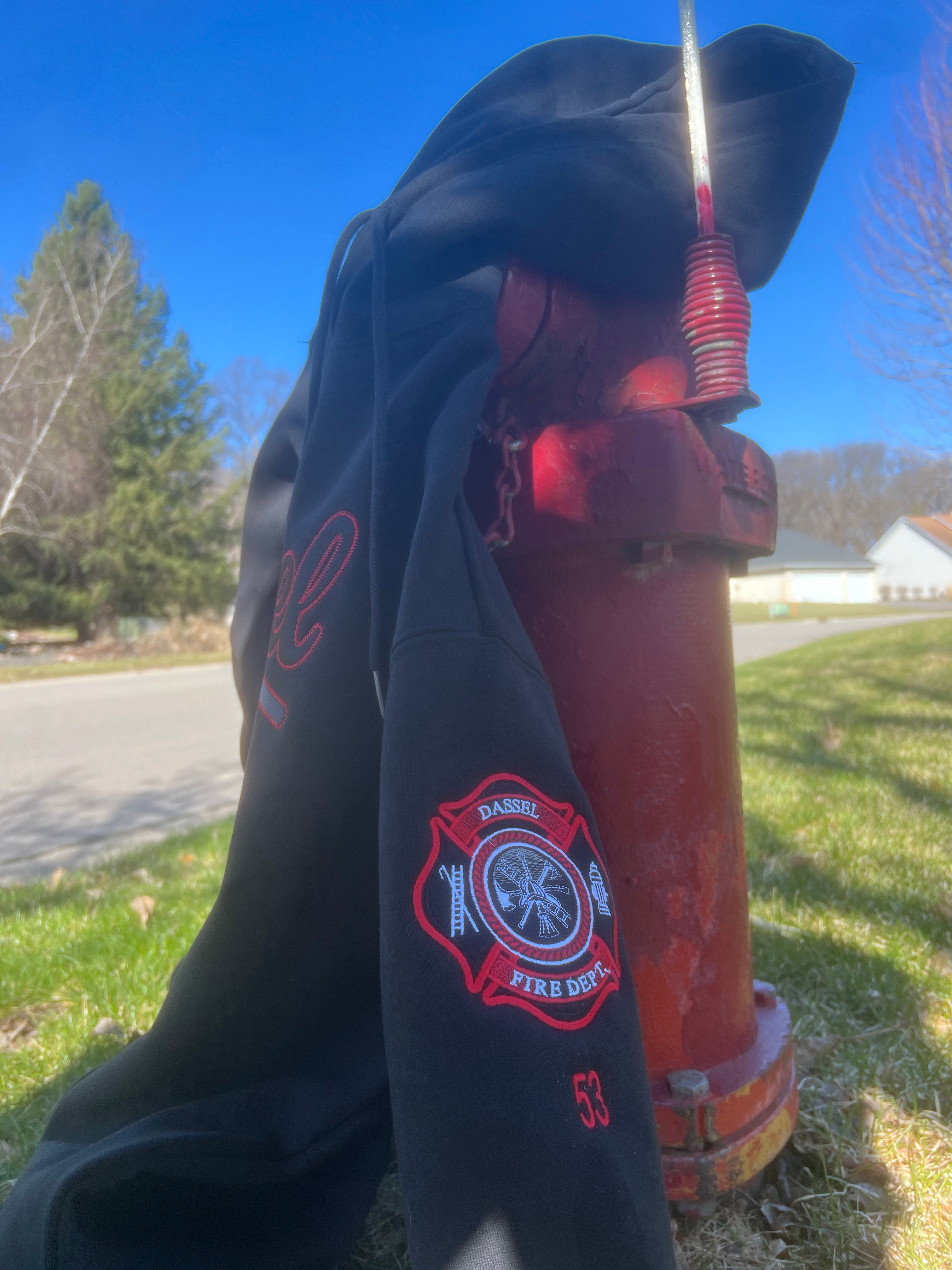 Custom Fire Dept. OffDuty Hoodie
